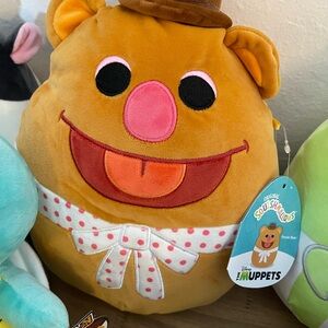 Disney Muppets Fozzie Bear Plush - Brown and Pink